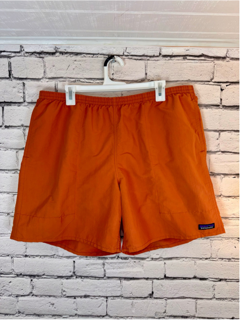 Men’s Patagonia Baggies Shorts size XXL Vintage Orange Lined Swim Hybrid